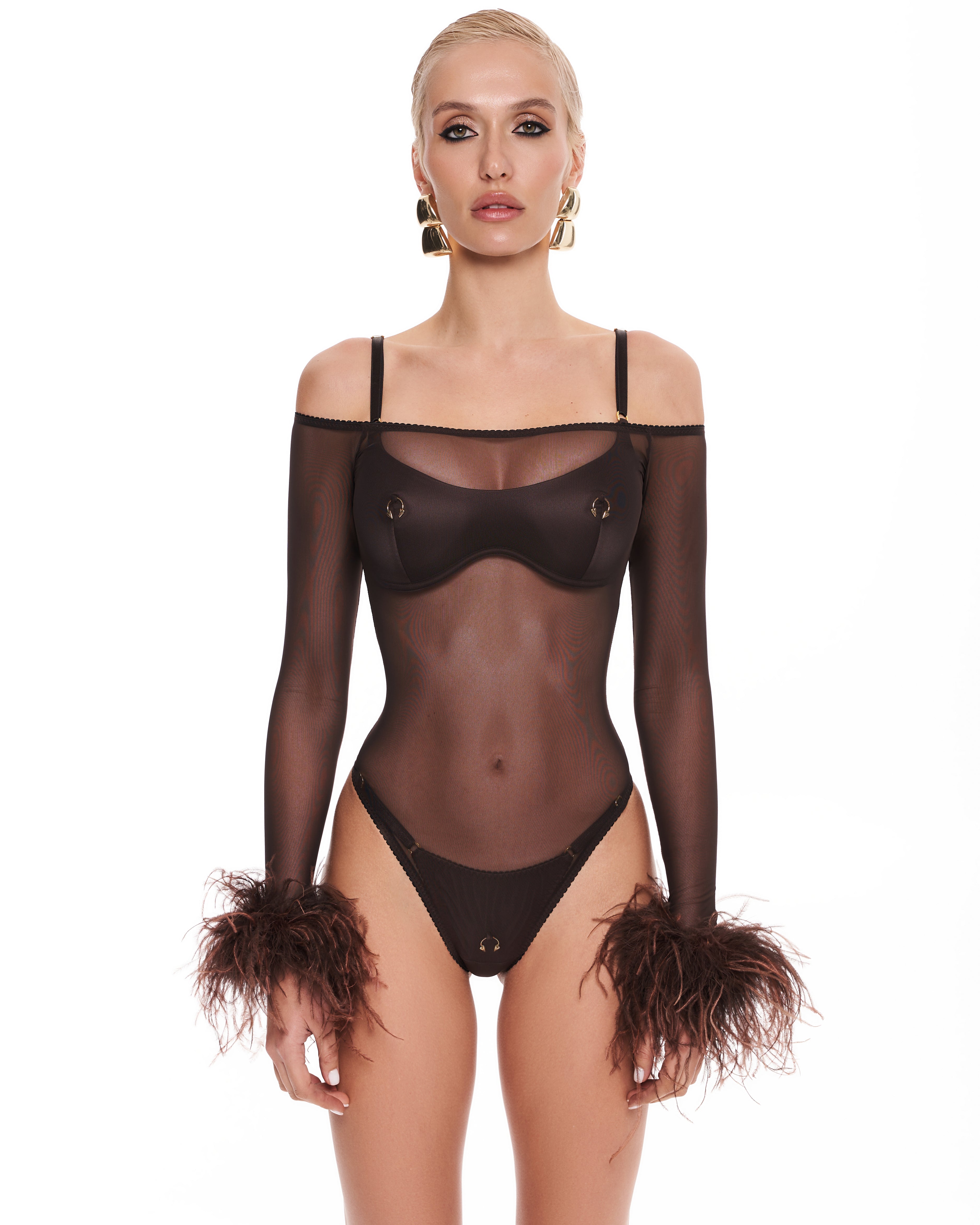 Panties Top Pirsing Choco