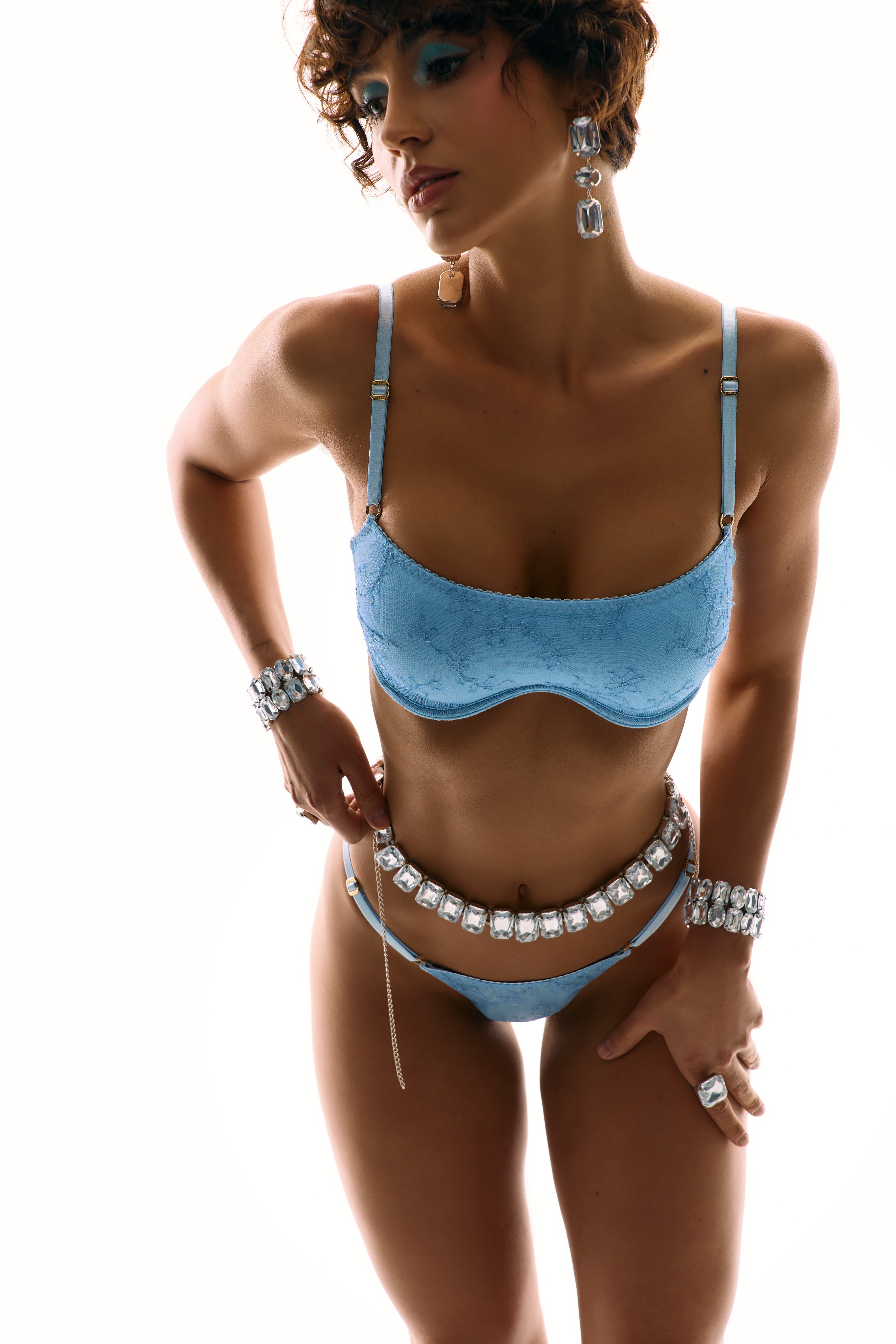 Bra Lace Ice Blue