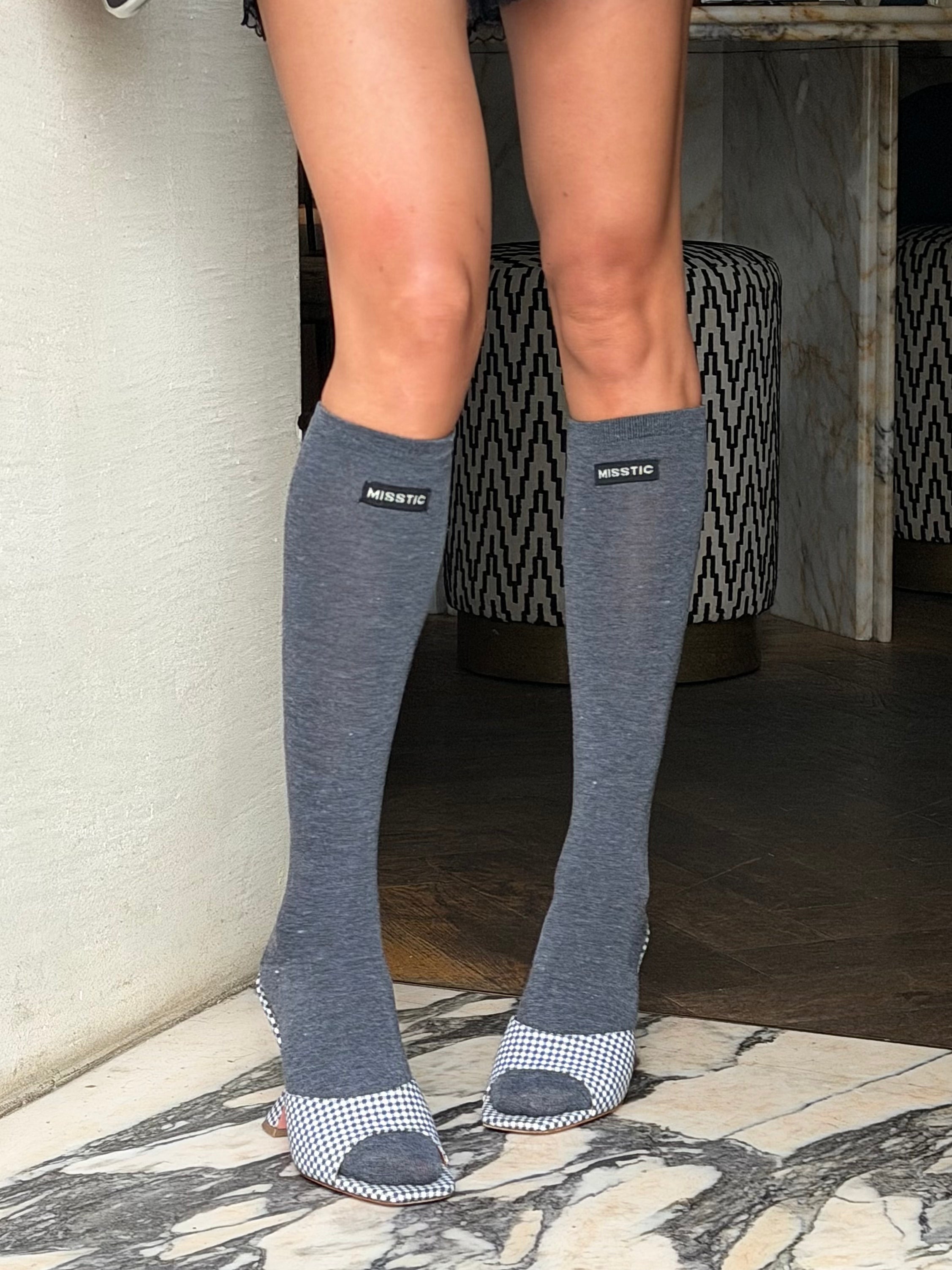 Knee-higs Grey