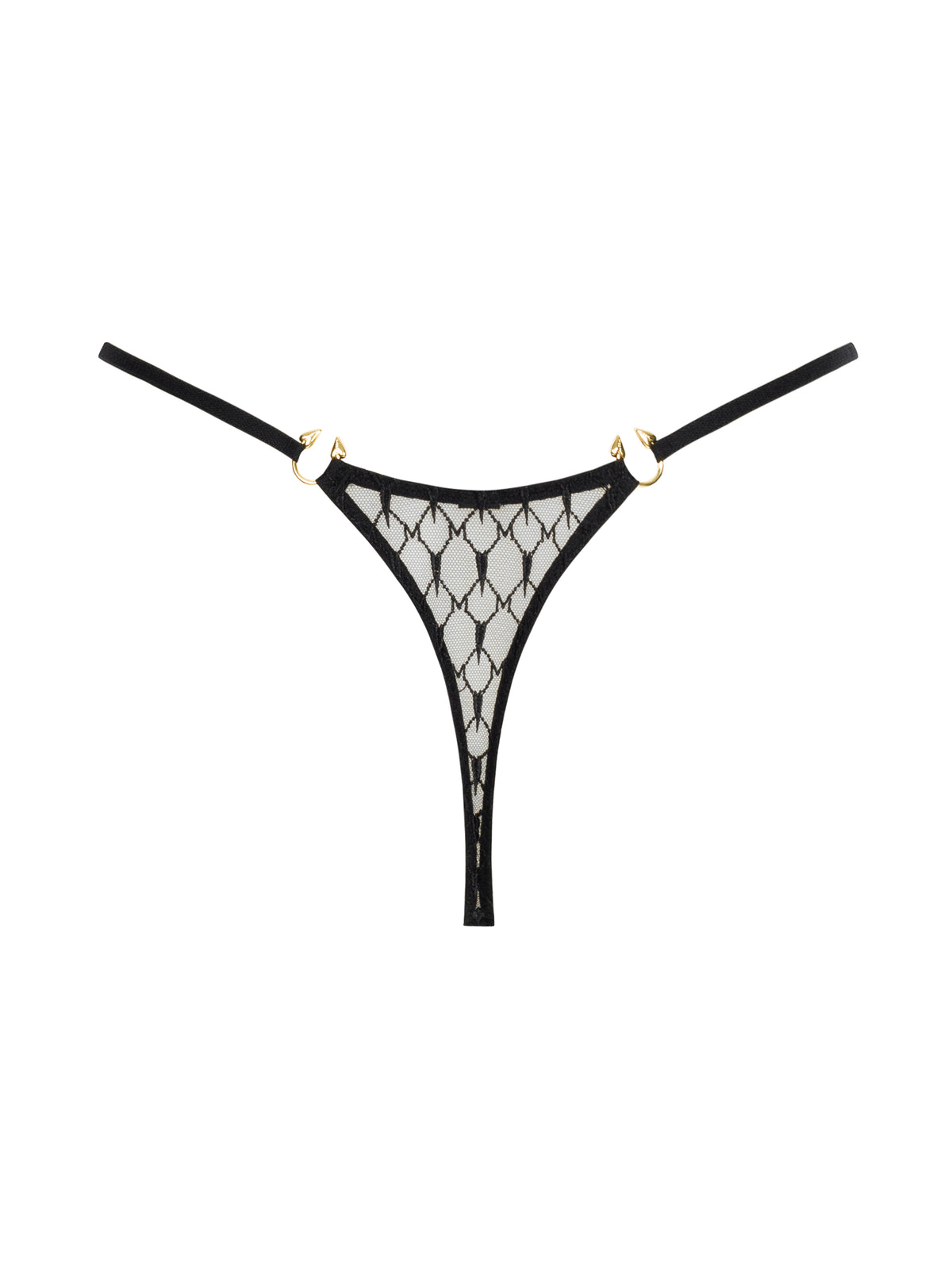 Трусики Pirsing Monogram Black