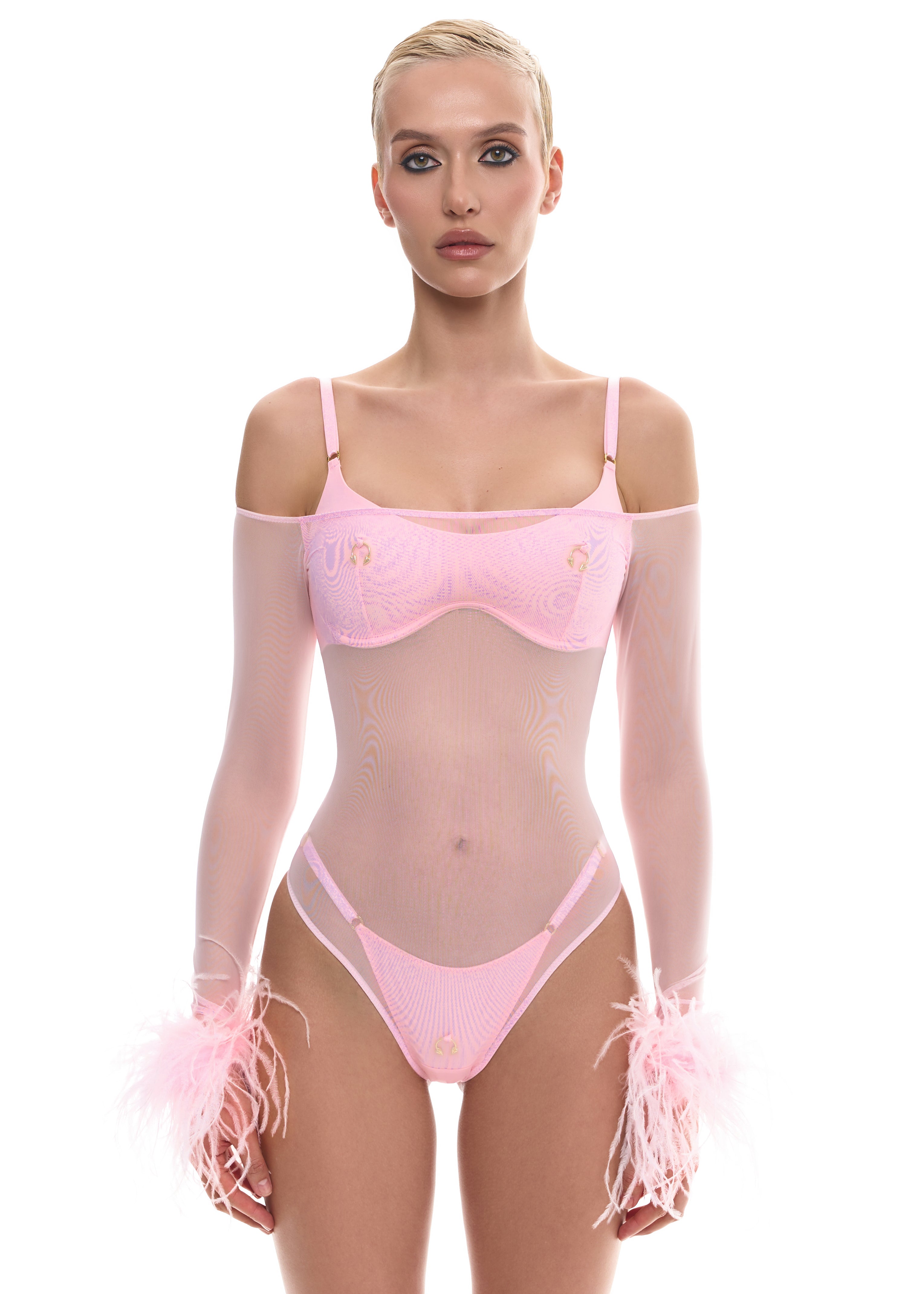 Panties Top Pirsing Pink